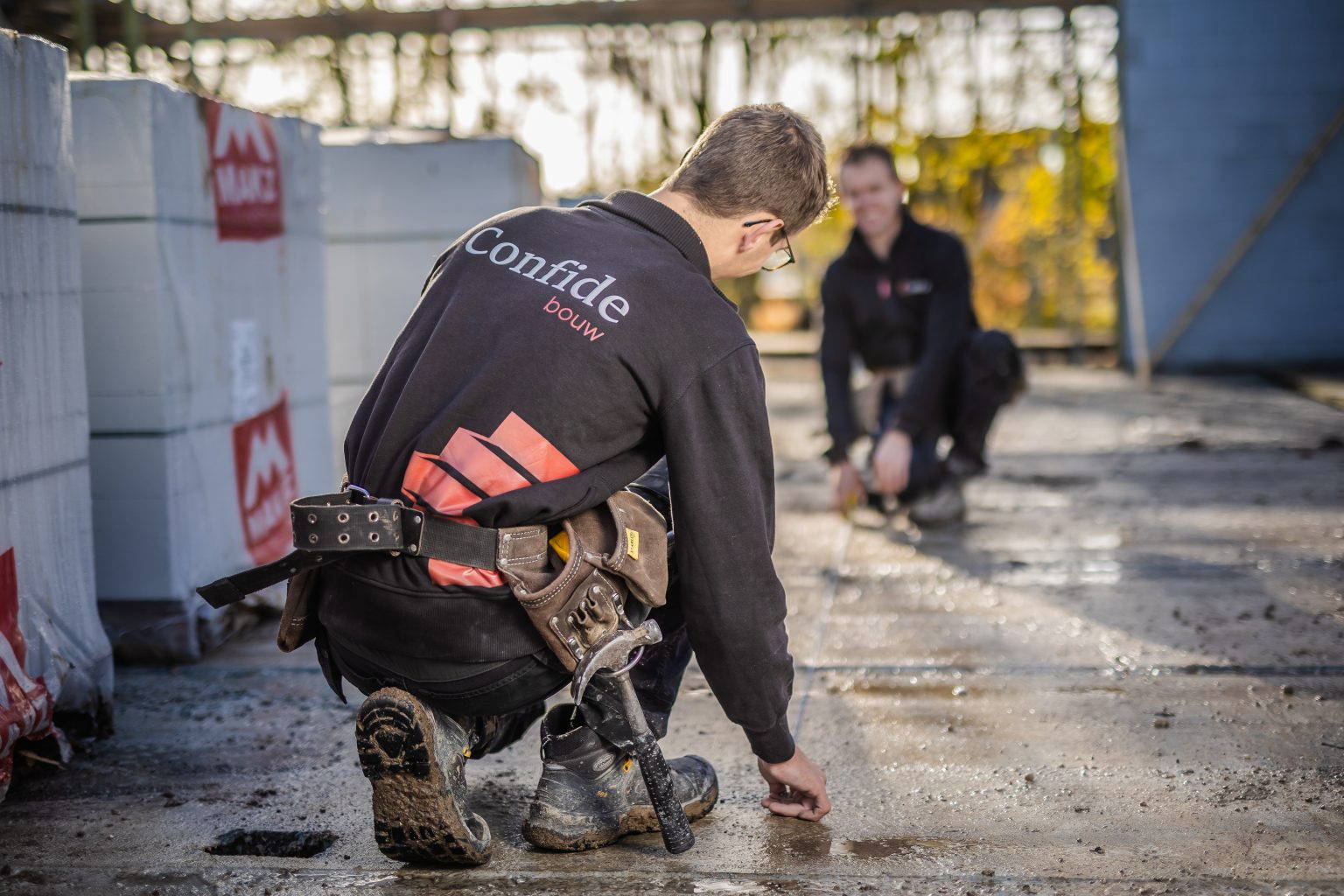 Aan het werk bij Confide Bouw