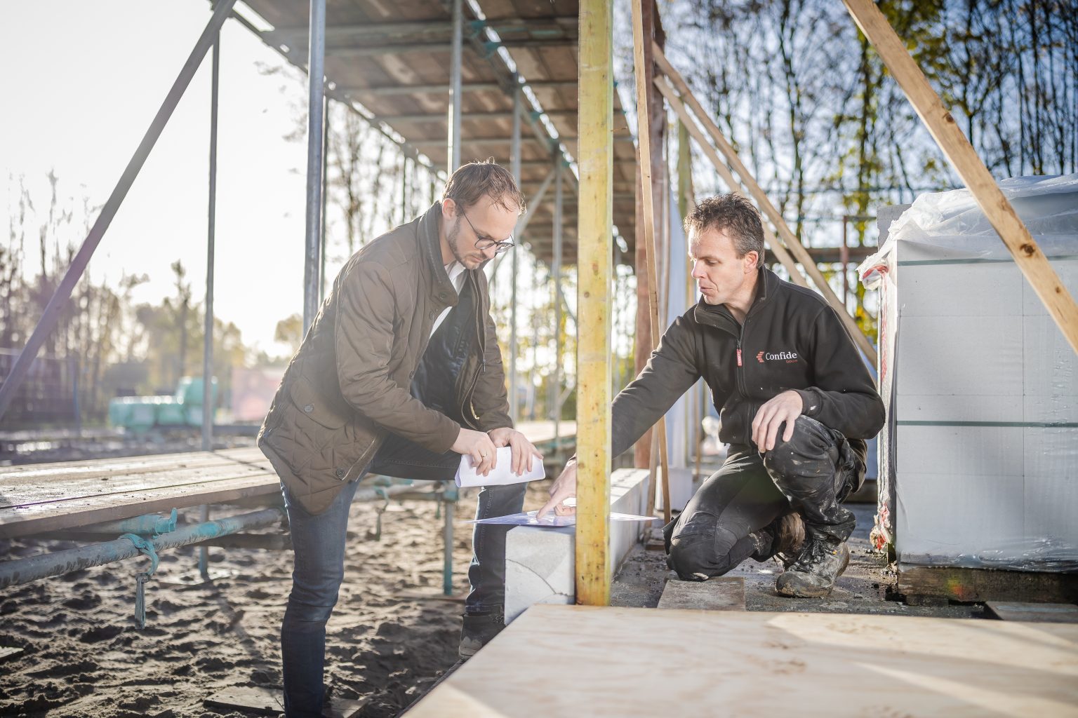 Aan het werk bij Confide Bouw